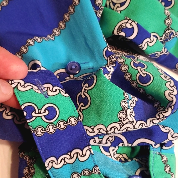 NOTATIONS Shirt long sleeve Size L with bootons at the front Very good condition - Picture 12 of 17